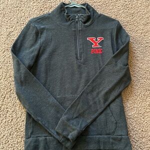 Victoria's Secret Gray Sweatshirt with Red Logo